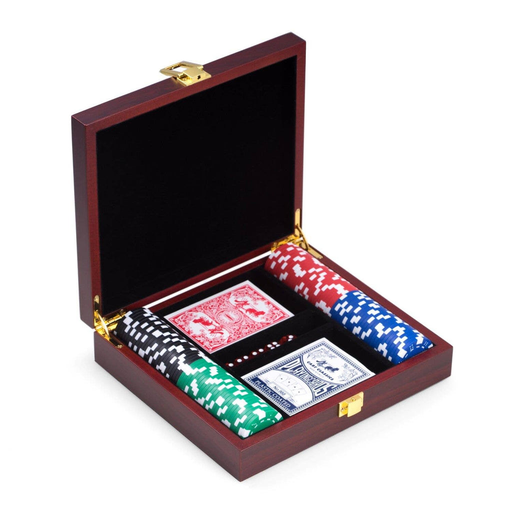 Poker Set | Rosewood | In Shoppe Pickup Only