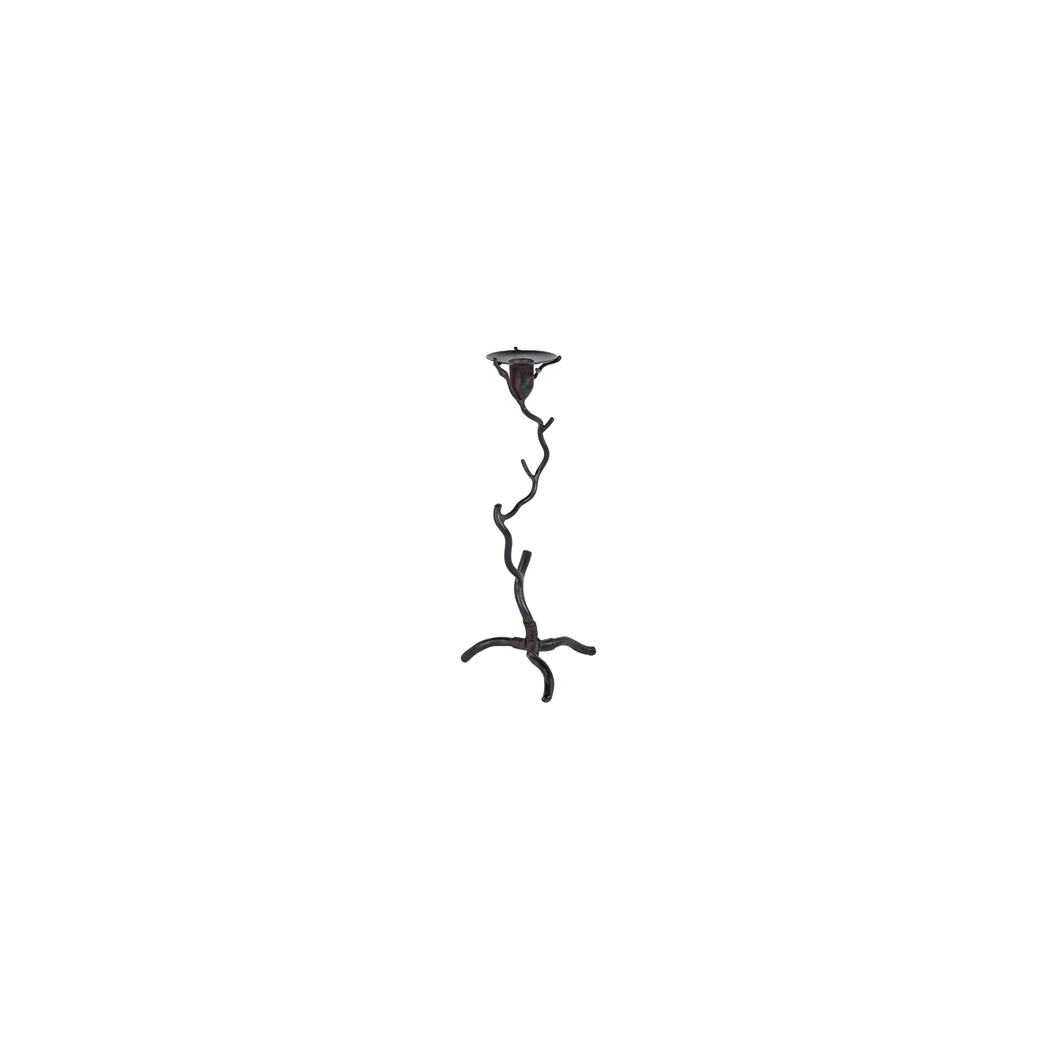 Twig Wrought Iron Candle Holder | Rust | In Shoppe Pickup Only