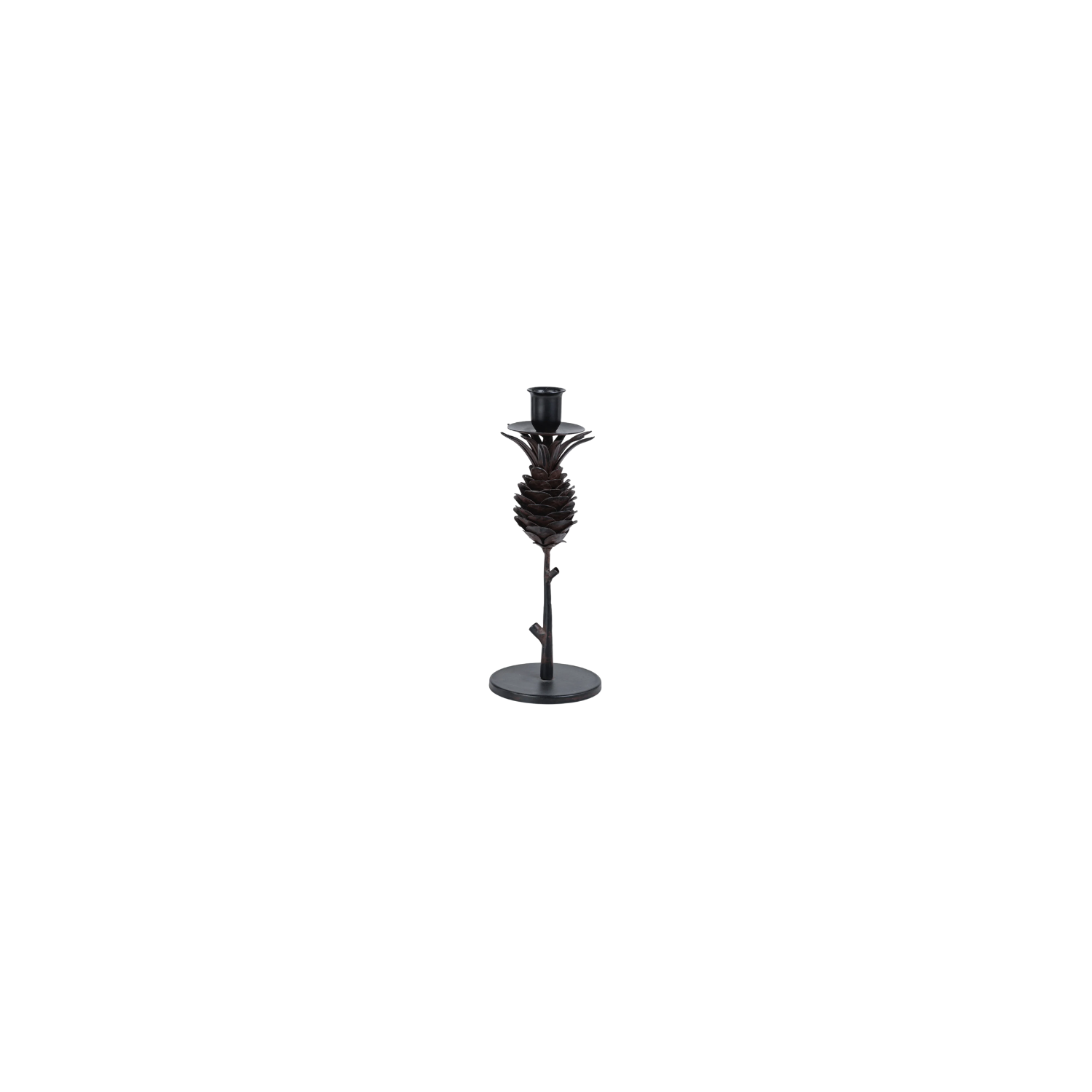 Pine Cone Wrought Iron Candle Holder | In Shoppe Pickup Only