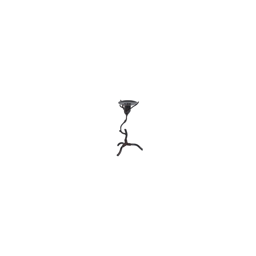 Twig Wrought Iron Candle Holder | Rust | In Shoppe Pickup Only