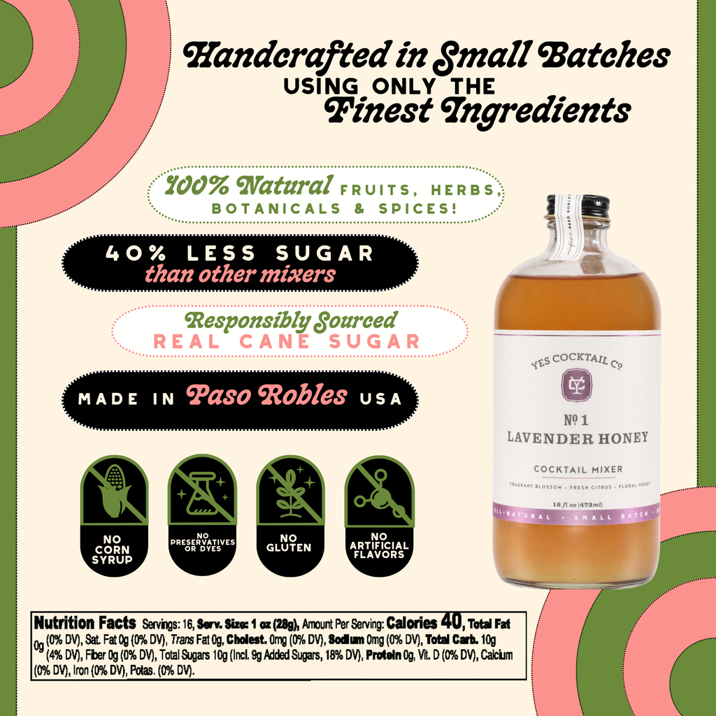 Lavender Honey Cocktail Mixer | In Shoppe Pickup Only