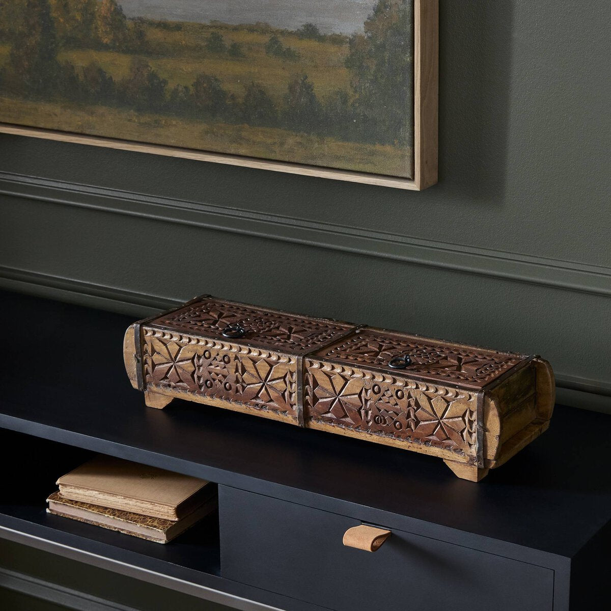 Found Carved Box | In Shoppe Pickup Only
