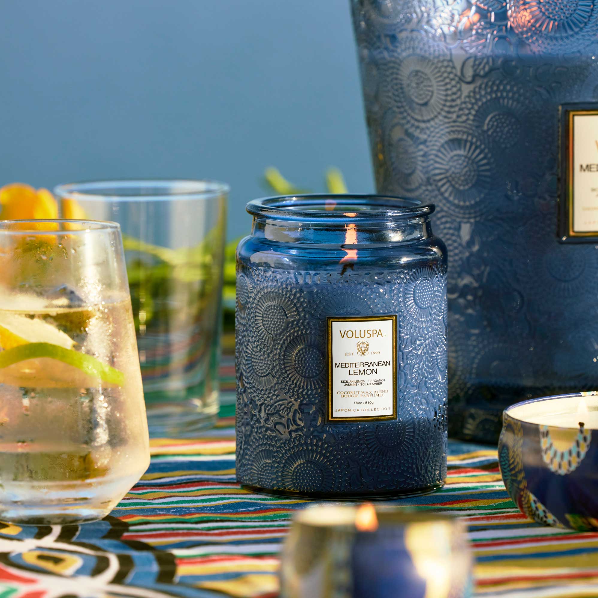 Mediterranean Lemon Large Jar Candle | In Shoppe Pickup Only