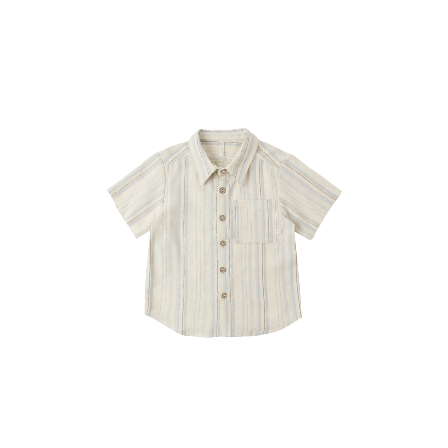 Collared short Sleeve Shirt | Sea Stripe