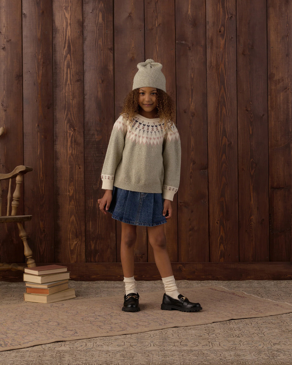 Fair Isle Sweater | Sage