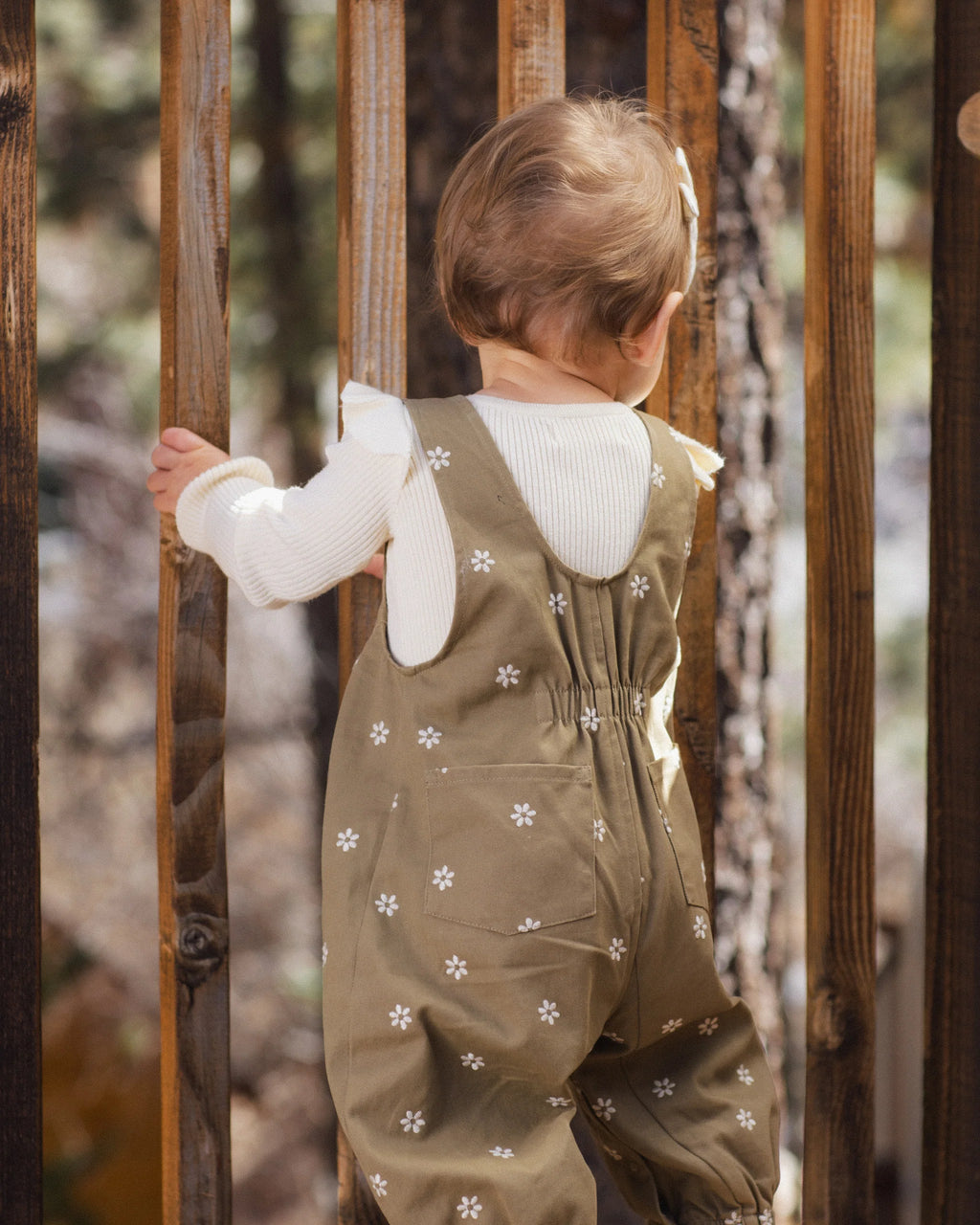 Vintage Overall | Embroidered Daisies