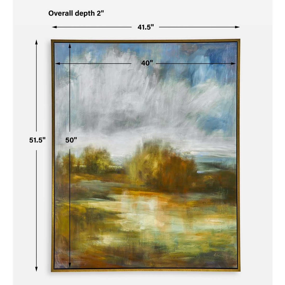 John's Field Framed Canvas | In Shoppe Pickup Only