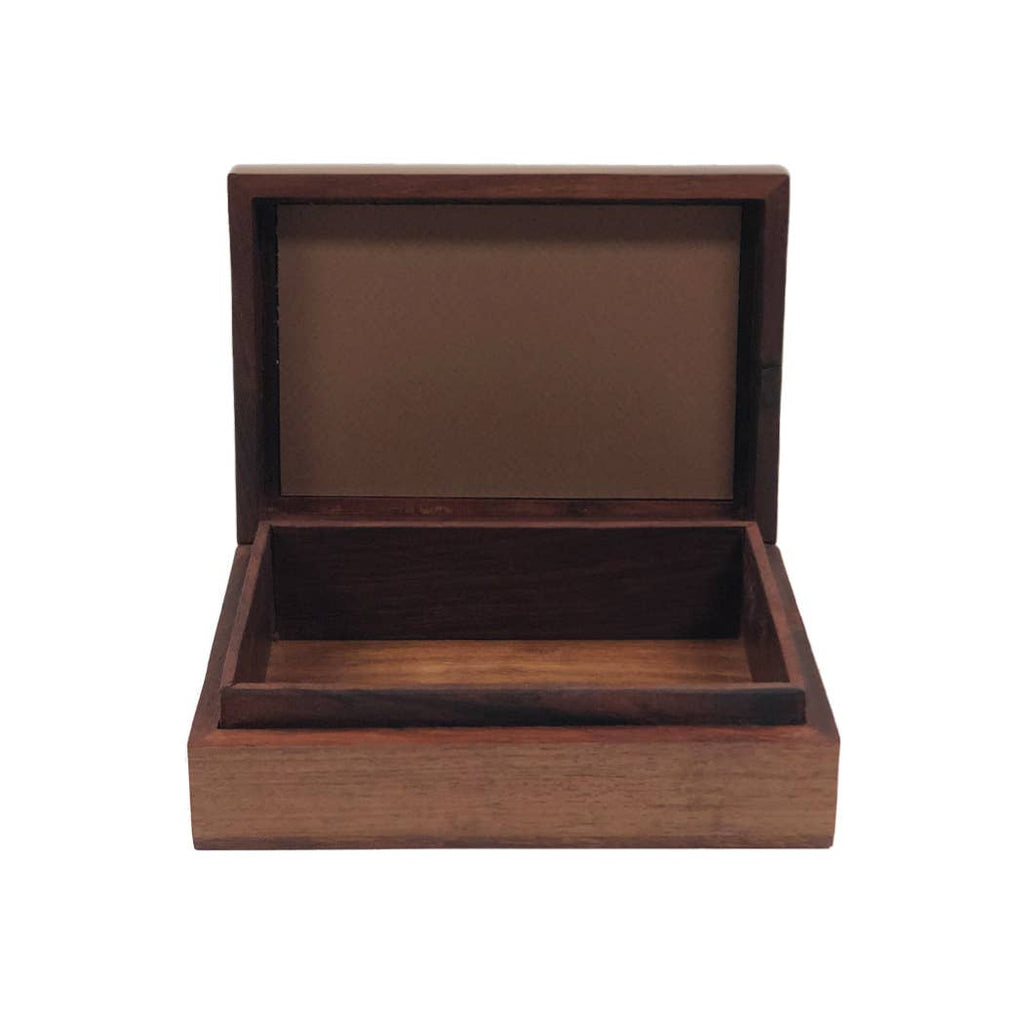 Fox Hunting Scene Vintage Wood Box | In Shoppe Pickup Only