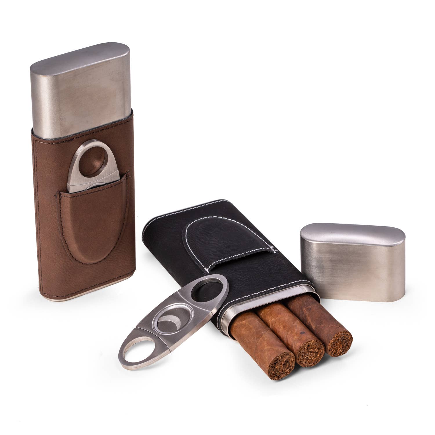 Harrison Cigar Case & Cutter