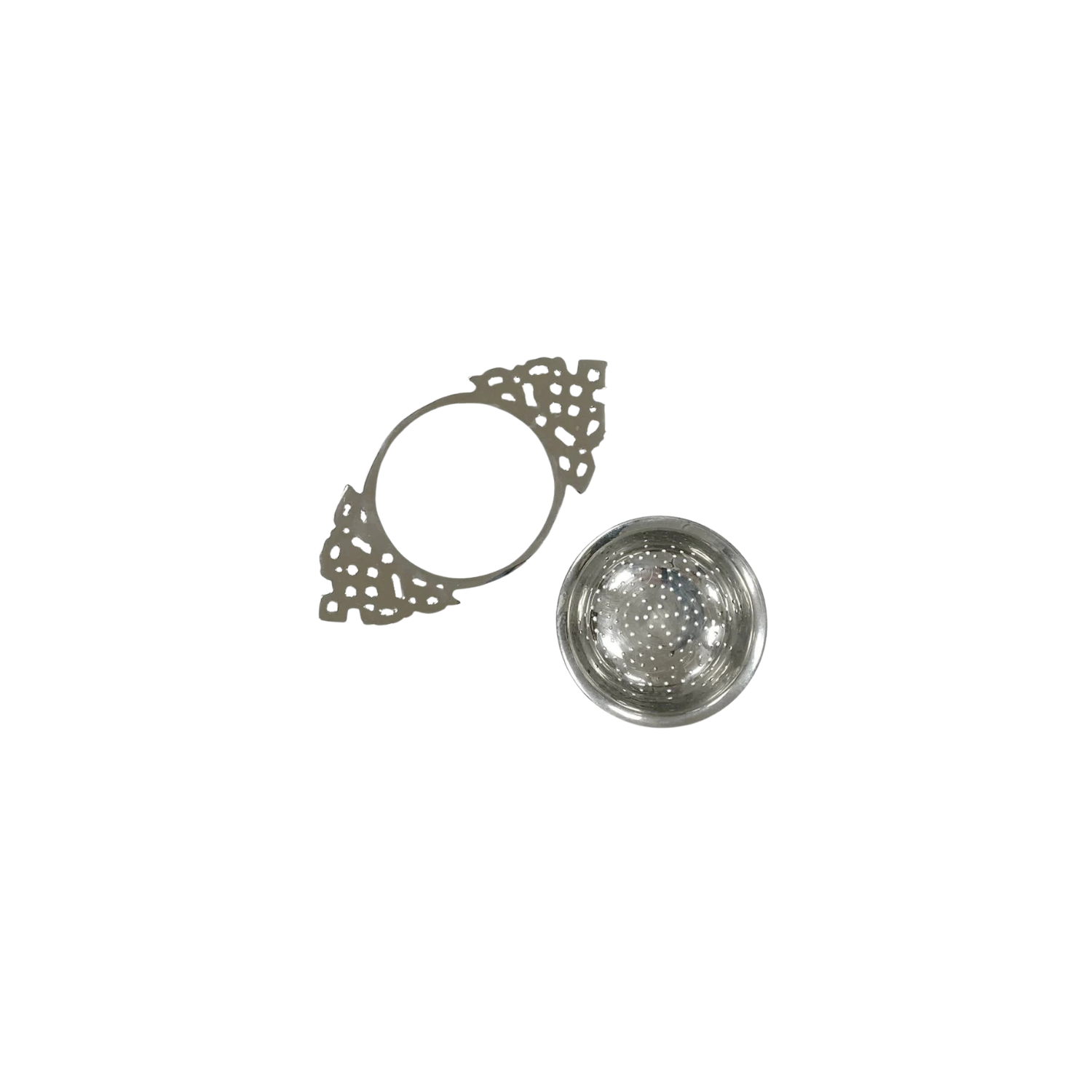 Nickel Plated Tea Strainer