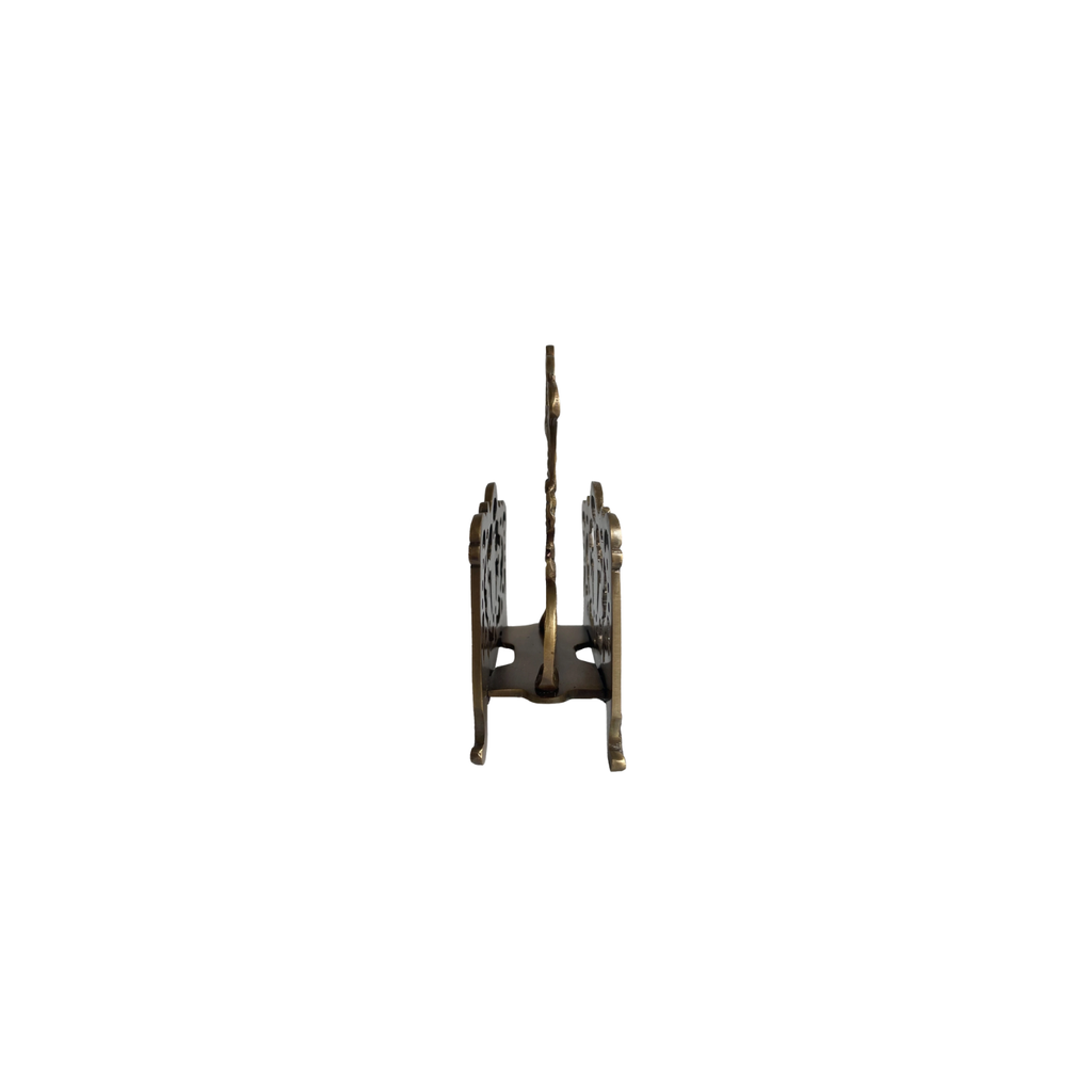 Antiqued Brass Napkin Holder