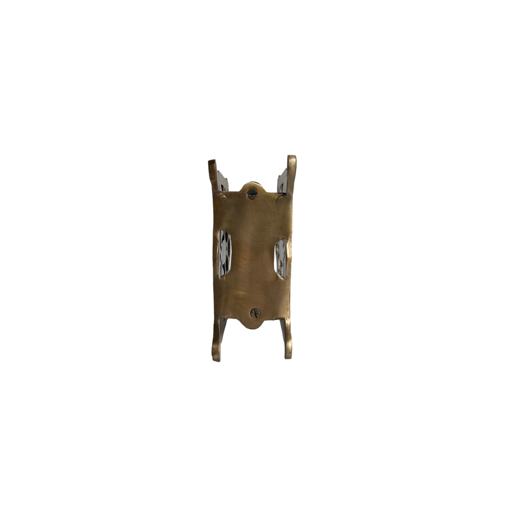 Antiqued Brass Napkin Holder