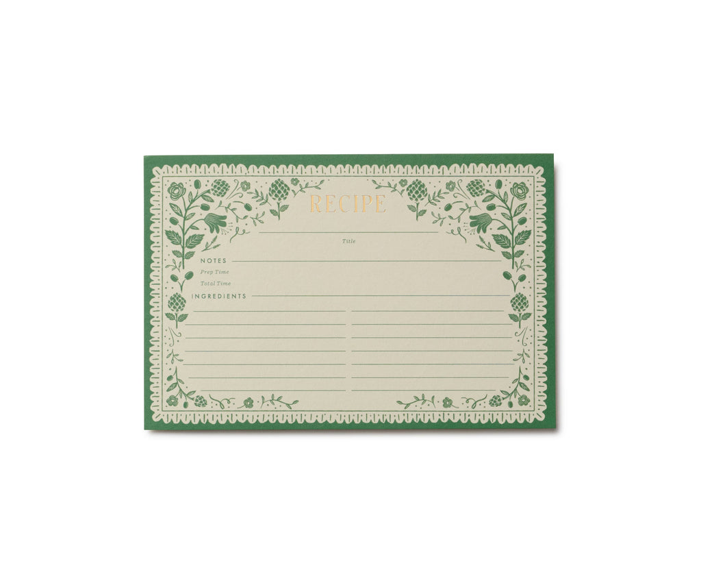 Artichoke Recipe Cards
