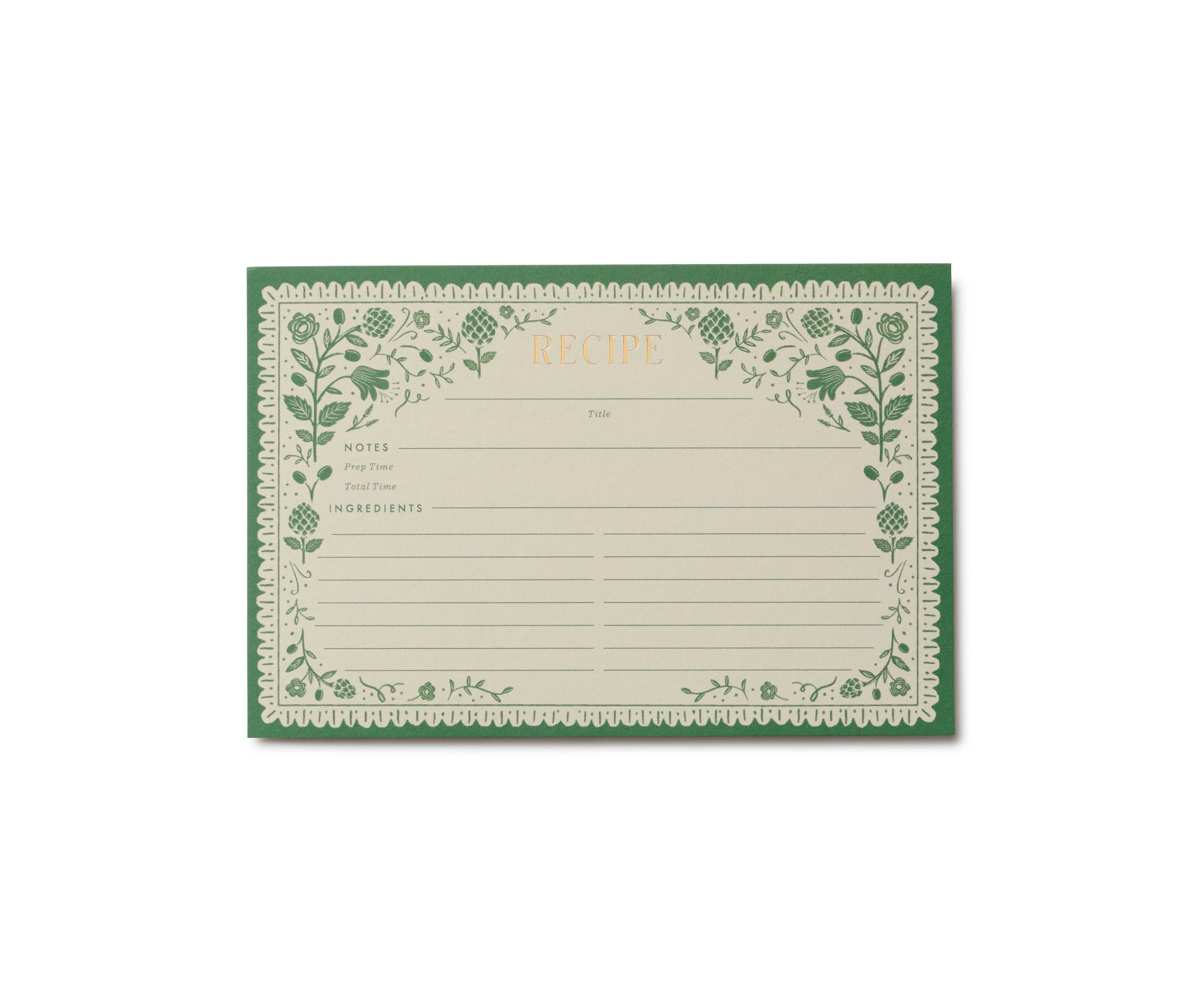 Artichoke Recipe Cards