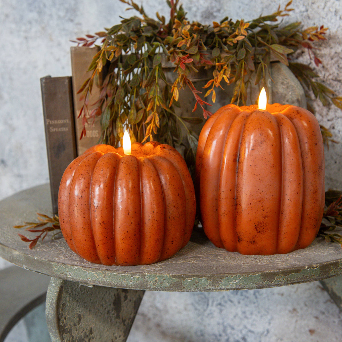 Orange Pumpkin Candle