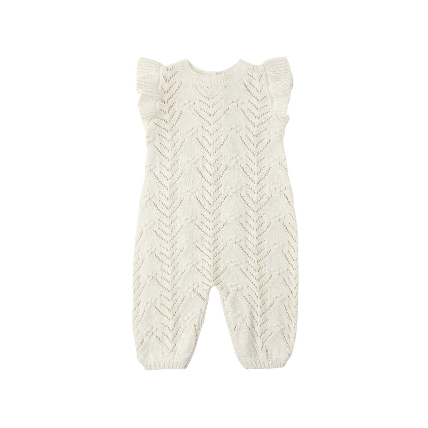 Mira Knit Romper | Natural