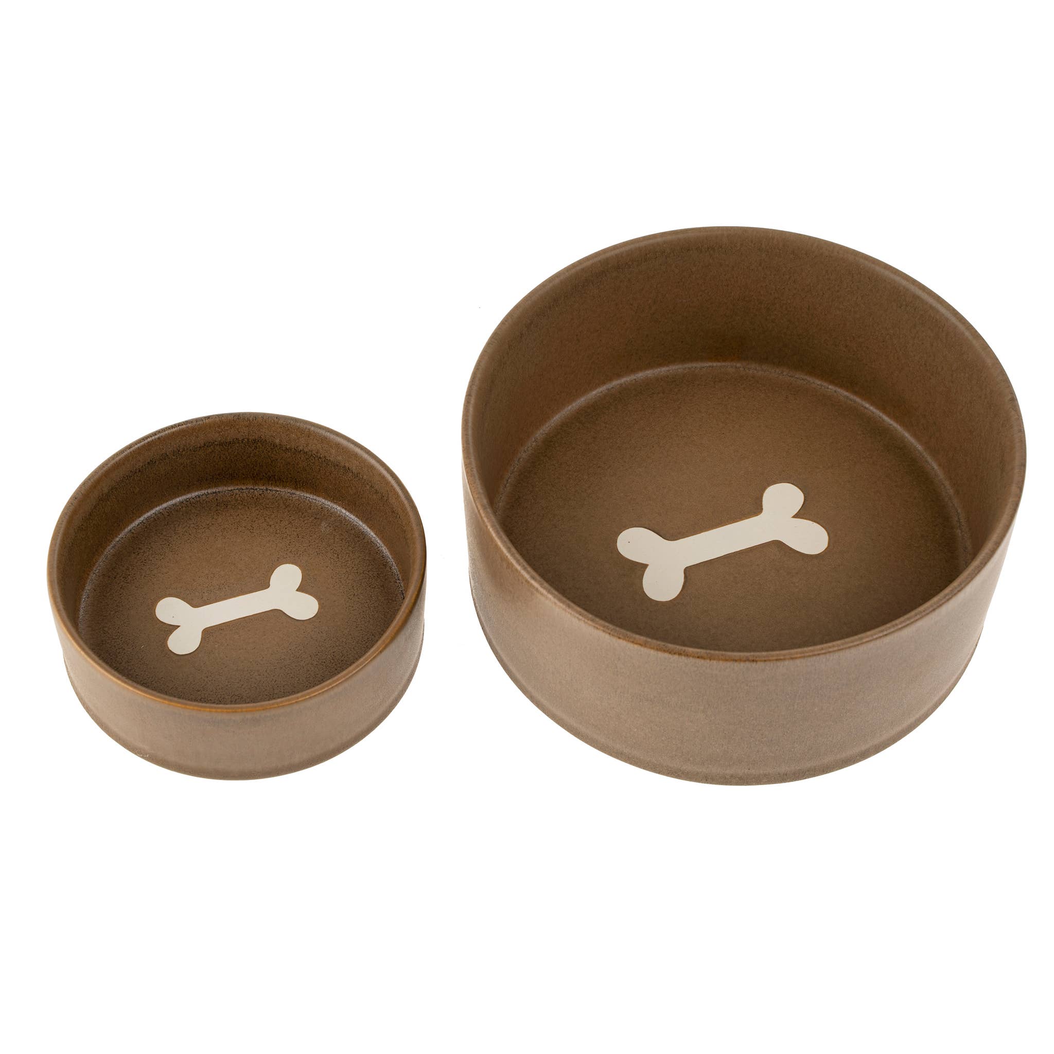 Large Pottery Pet Bowl | Earth | In Shoppe Pickup Only