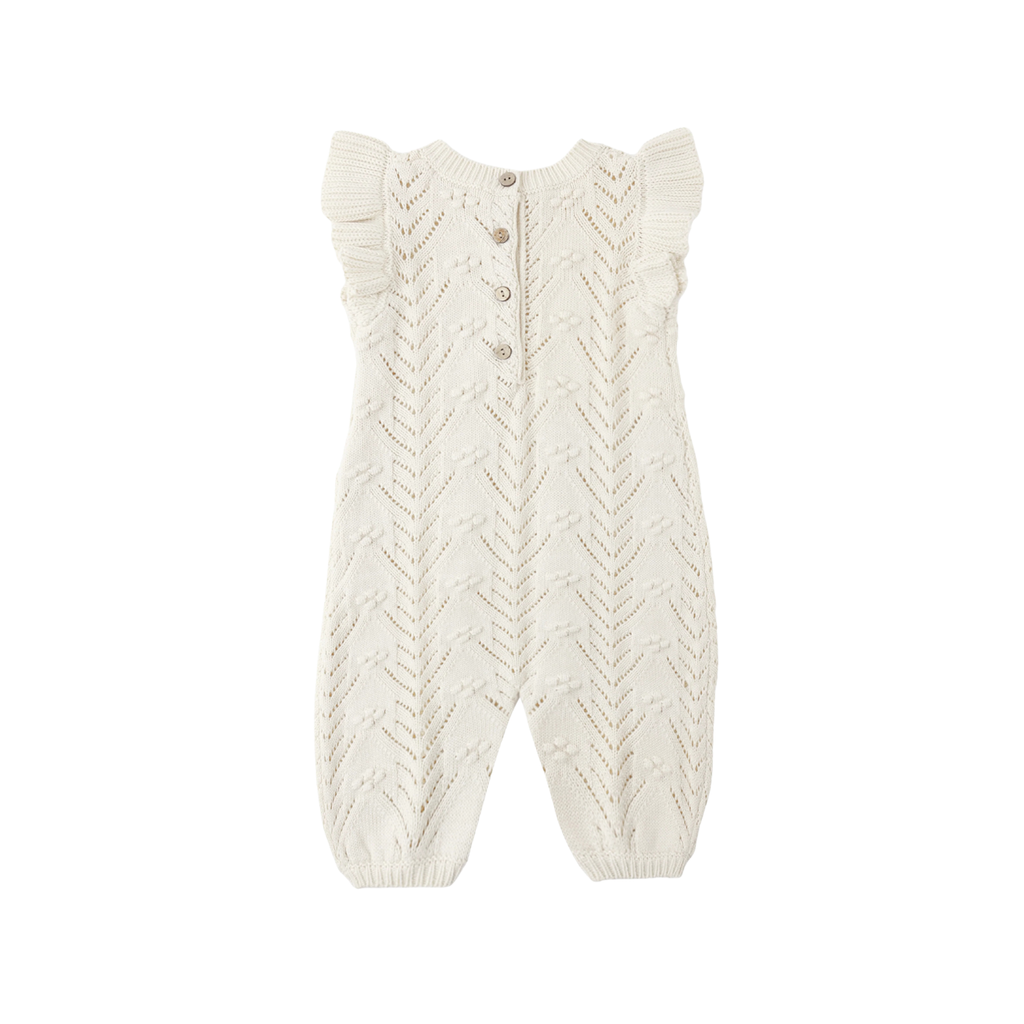 Mira Knit Romper | Natural