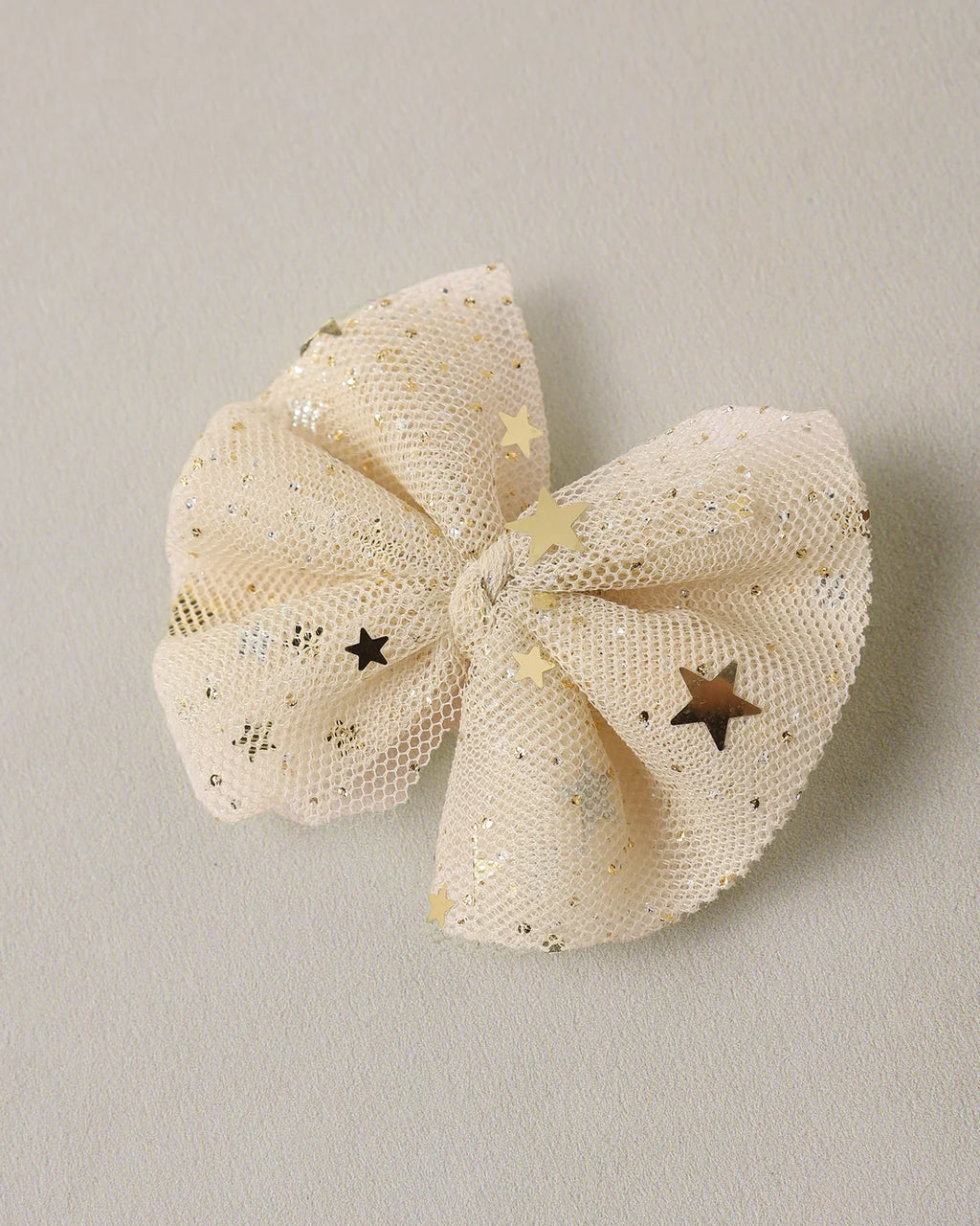 Flutter Tulle Clips | Champagne