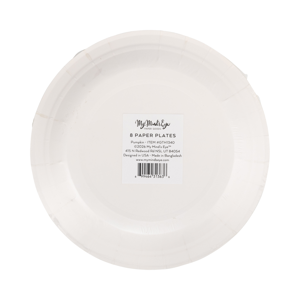 Pumpkin Line Art Plate Set