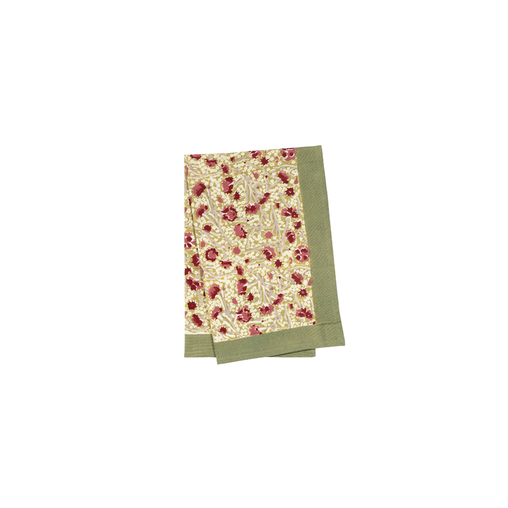 Meadows Red & Green Tea Towels