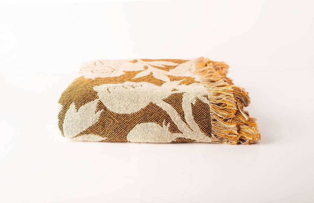 Addy Blanket | Ochre
