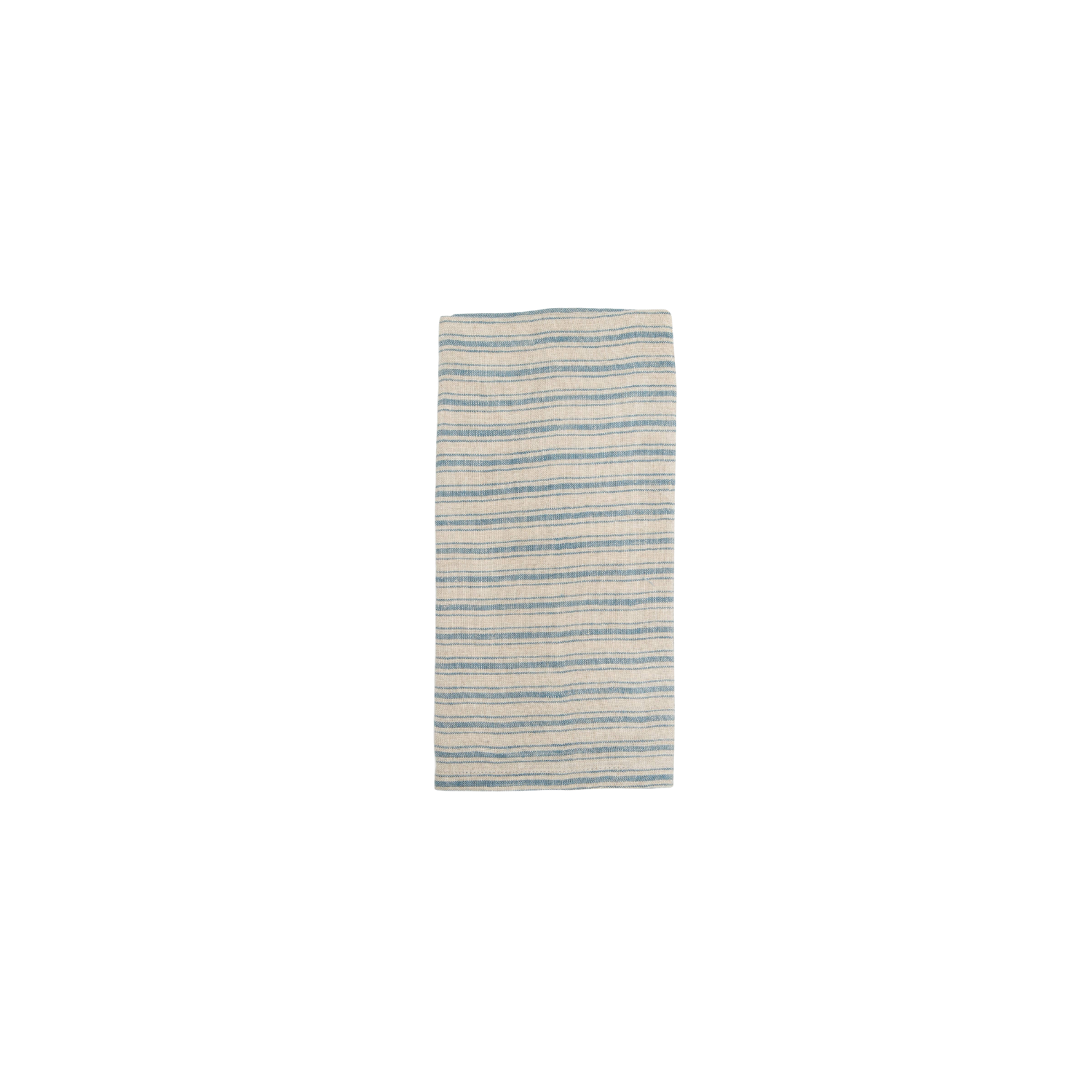 Boat Stripe Linen Towels | Natural & Blue