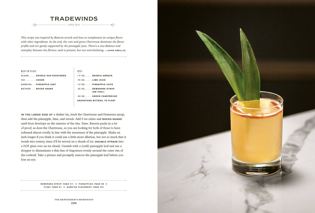 The Bartender's Manifesto | In Shoppe Pickup Only
