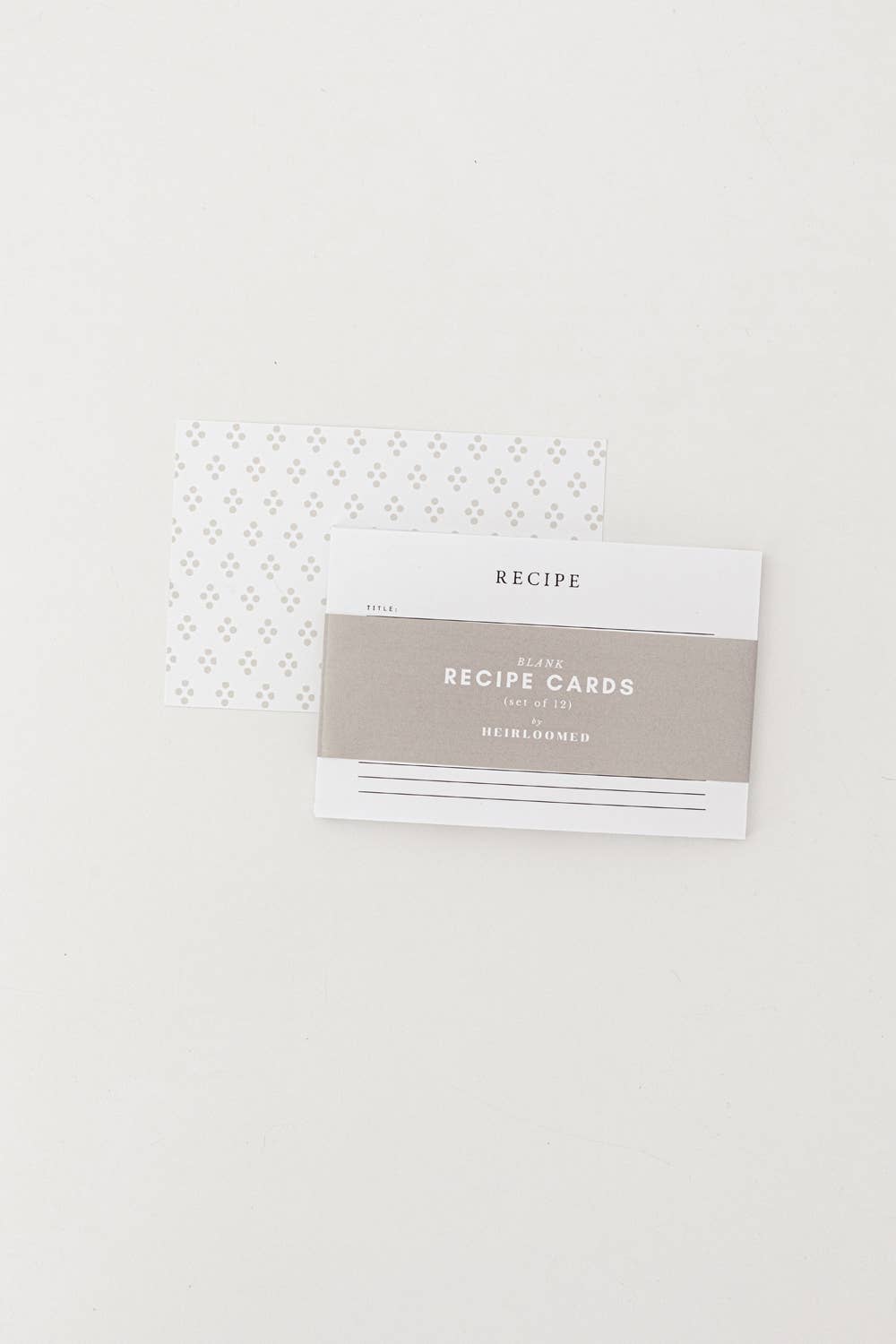 Heirloomed Stationary Recipe Cards