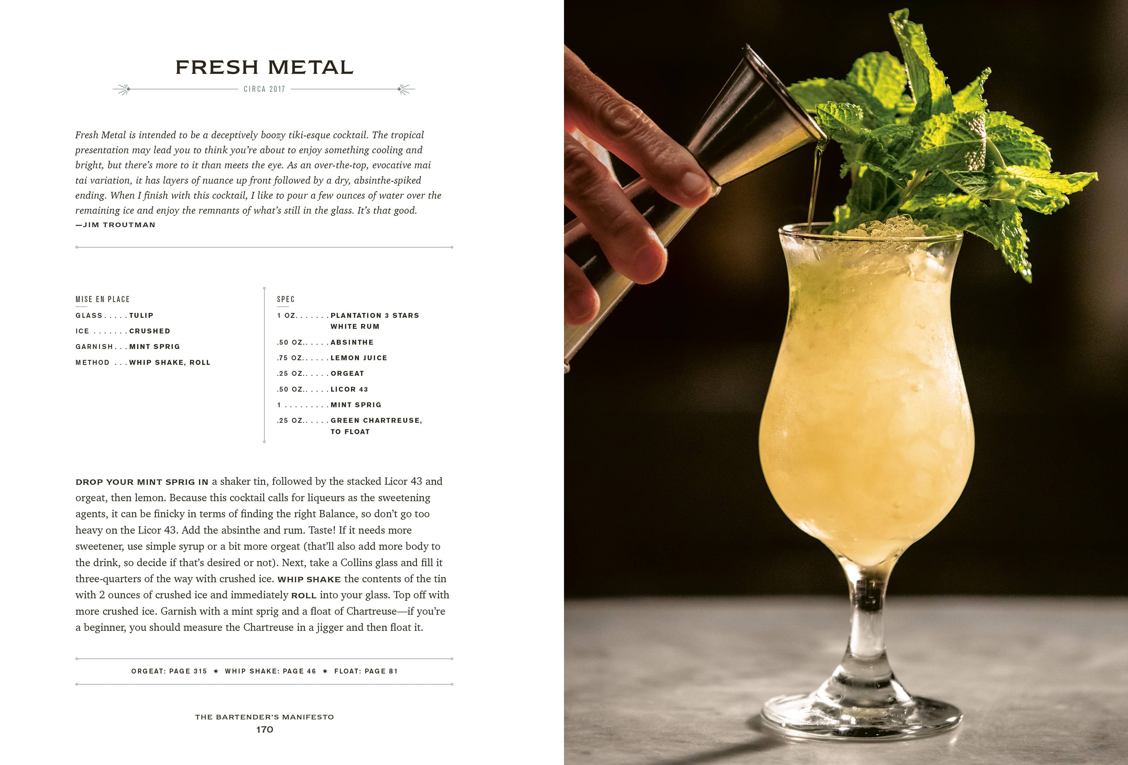 The Bartender's Manifesto | In Shoppe Pickup Only