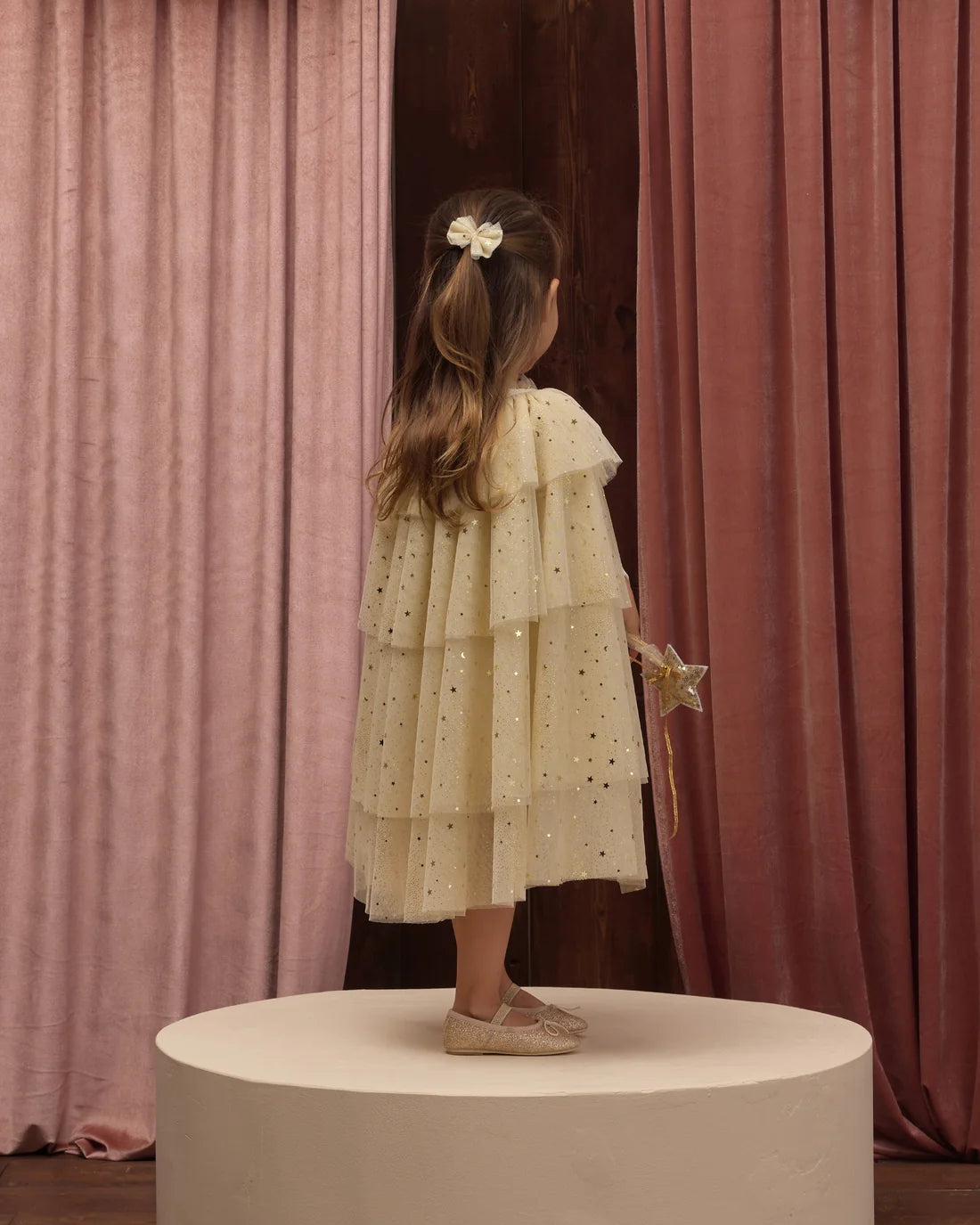 Flutter Tulle Clips | Champagne