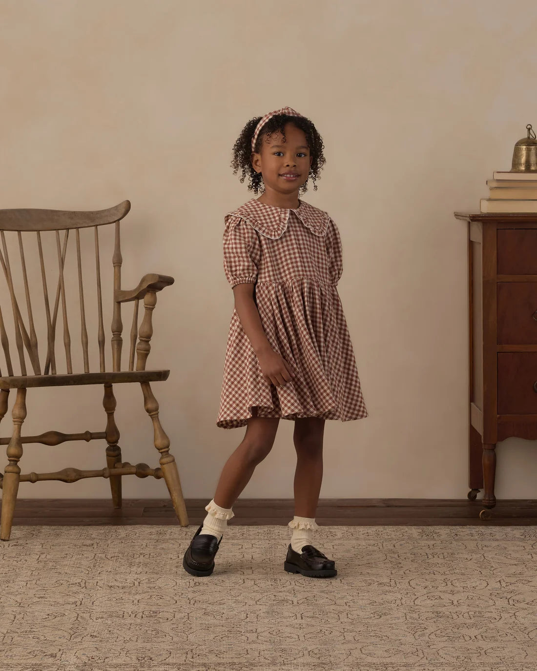 Camille Dress | Brick Check