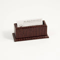 Leather Business Card Holder | Brown