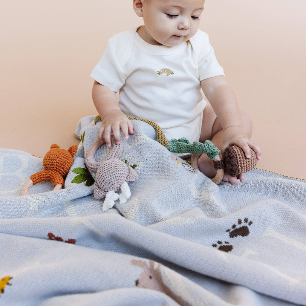 Alphabet Woodland Blanket