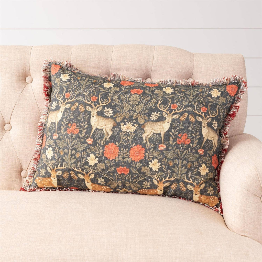 Lumbar Pillow | Balmoral Deer Print