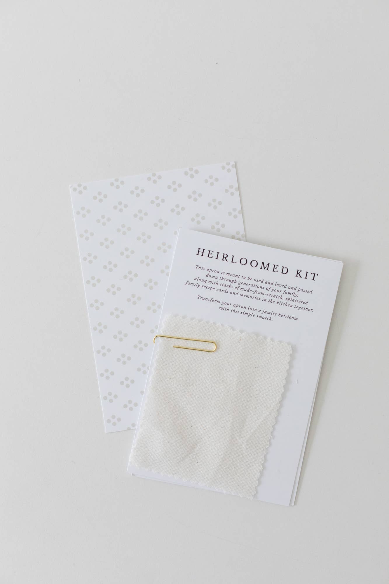 Keepsake Linen Child | Pewter | In Shoppe Pickup Only