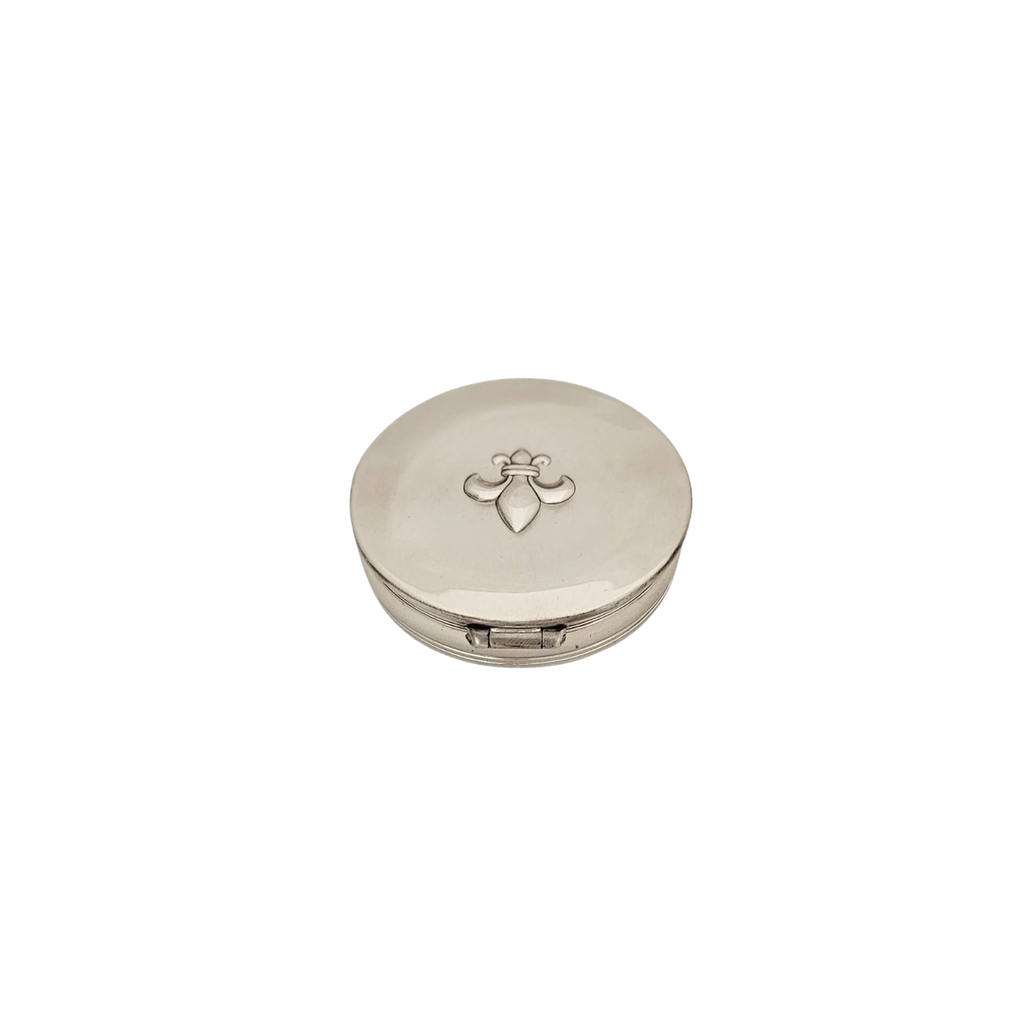 Fleur d' Lis Pewter Hinged Box