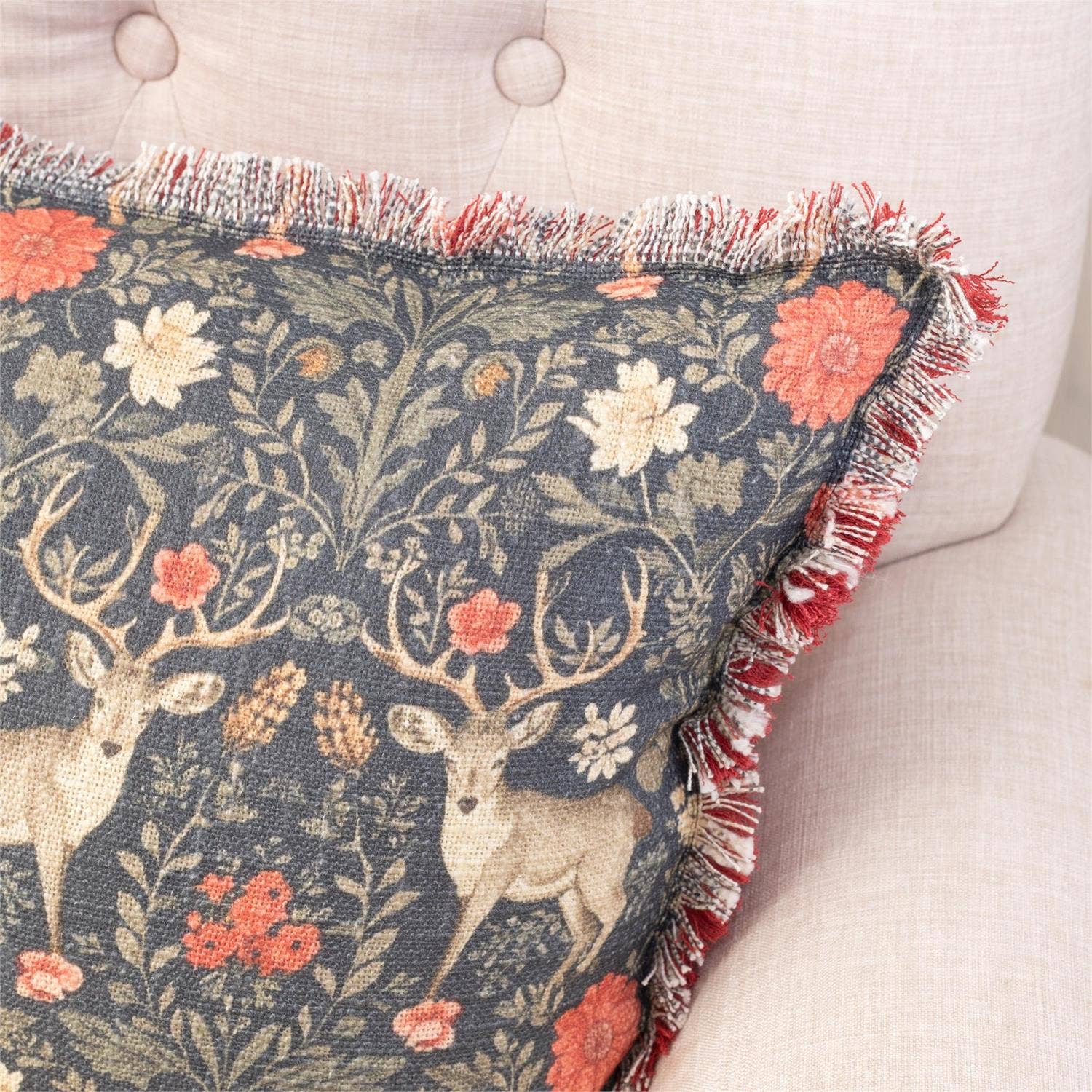 Lumbar Pillow | Balmoral Deer Print