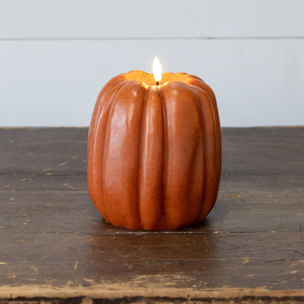 Orange Pumpkin Candle