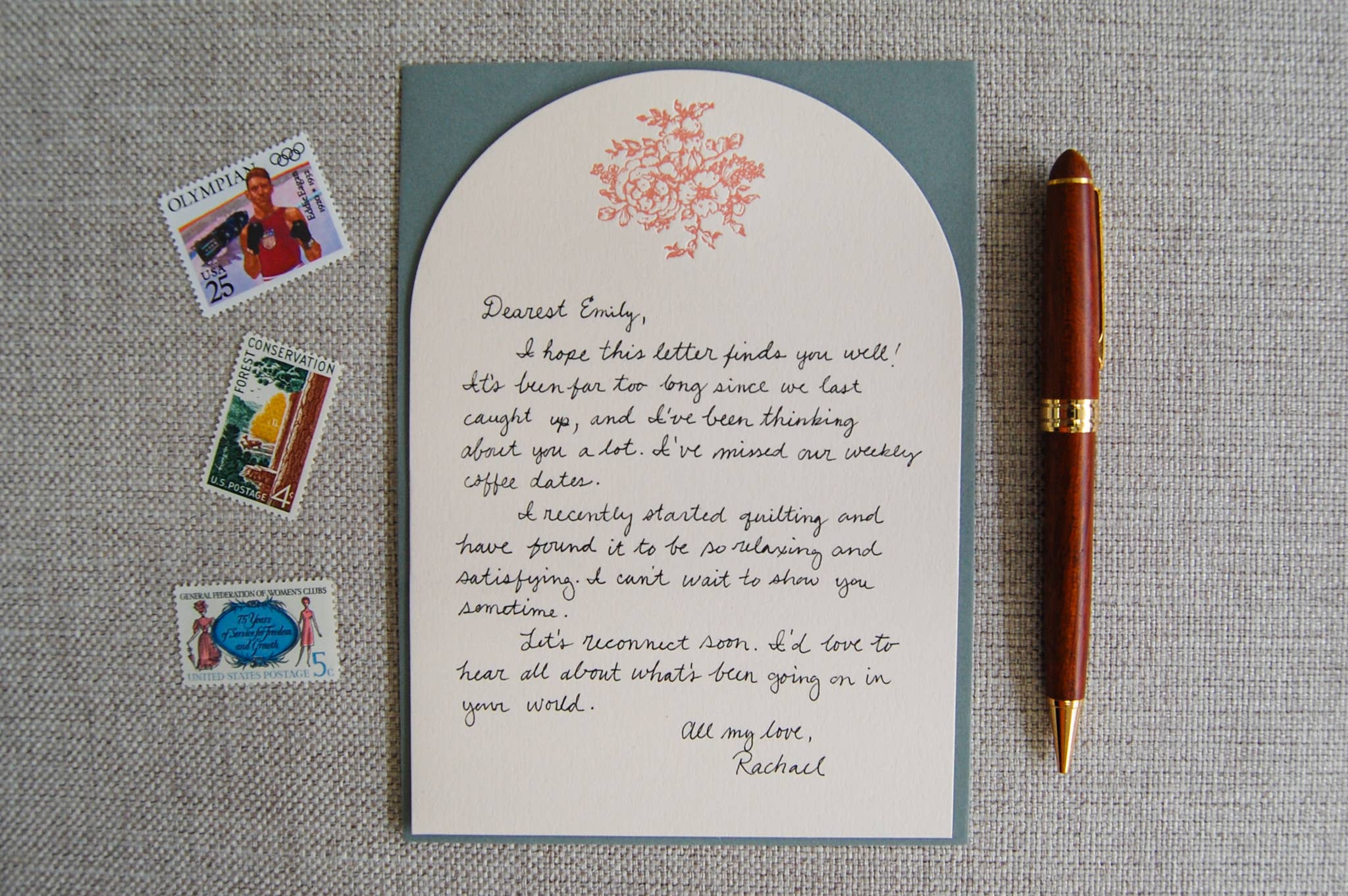 Floral Stationery Set