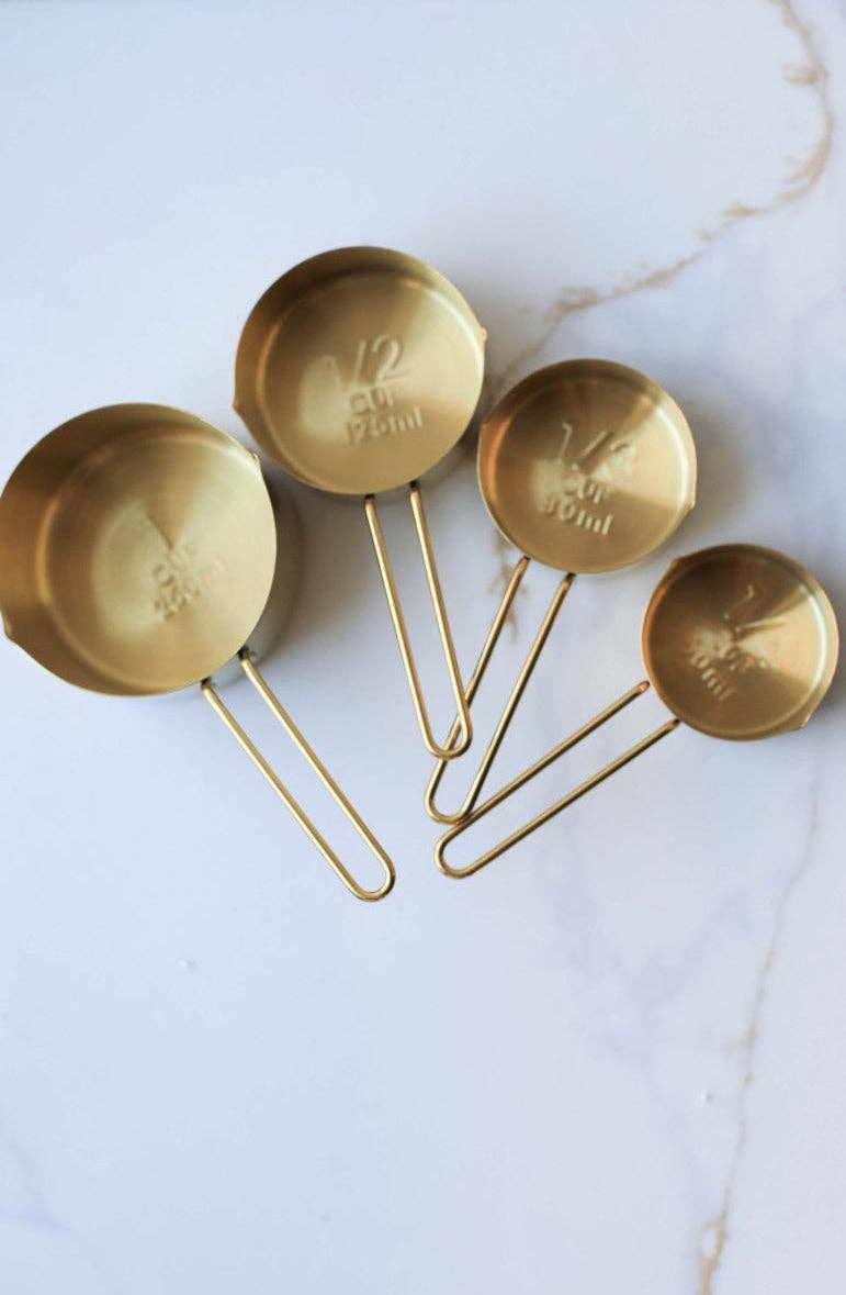 Auric Gold Measuring Cup Set