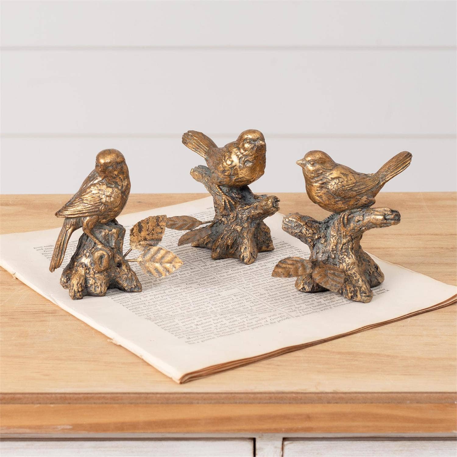 Antiqued Golden Bird | In Shoppe Pickup Only
