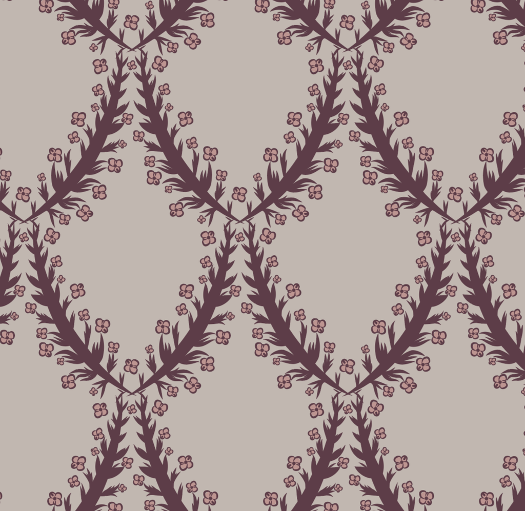 Tea Towel | British Shield Aubergine