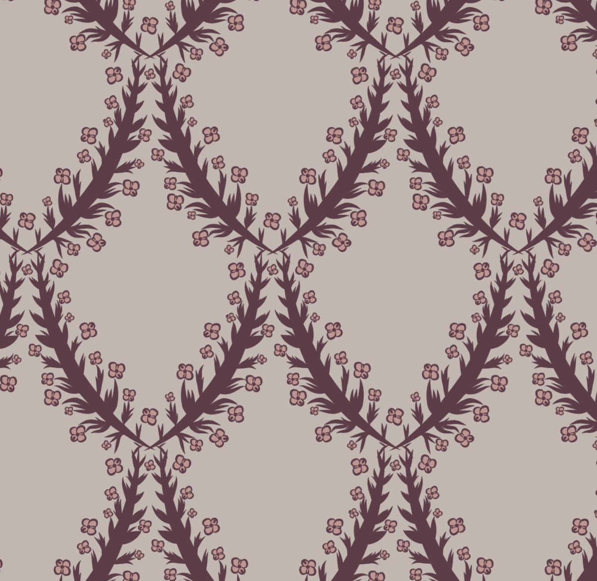 Tea Towel | British Shield Aubergine
