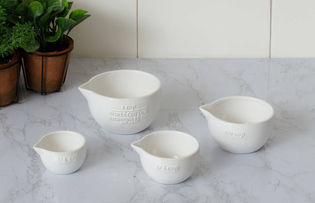 Ceramic Cottage Measuring Cups | In Shoppe Pickup Only