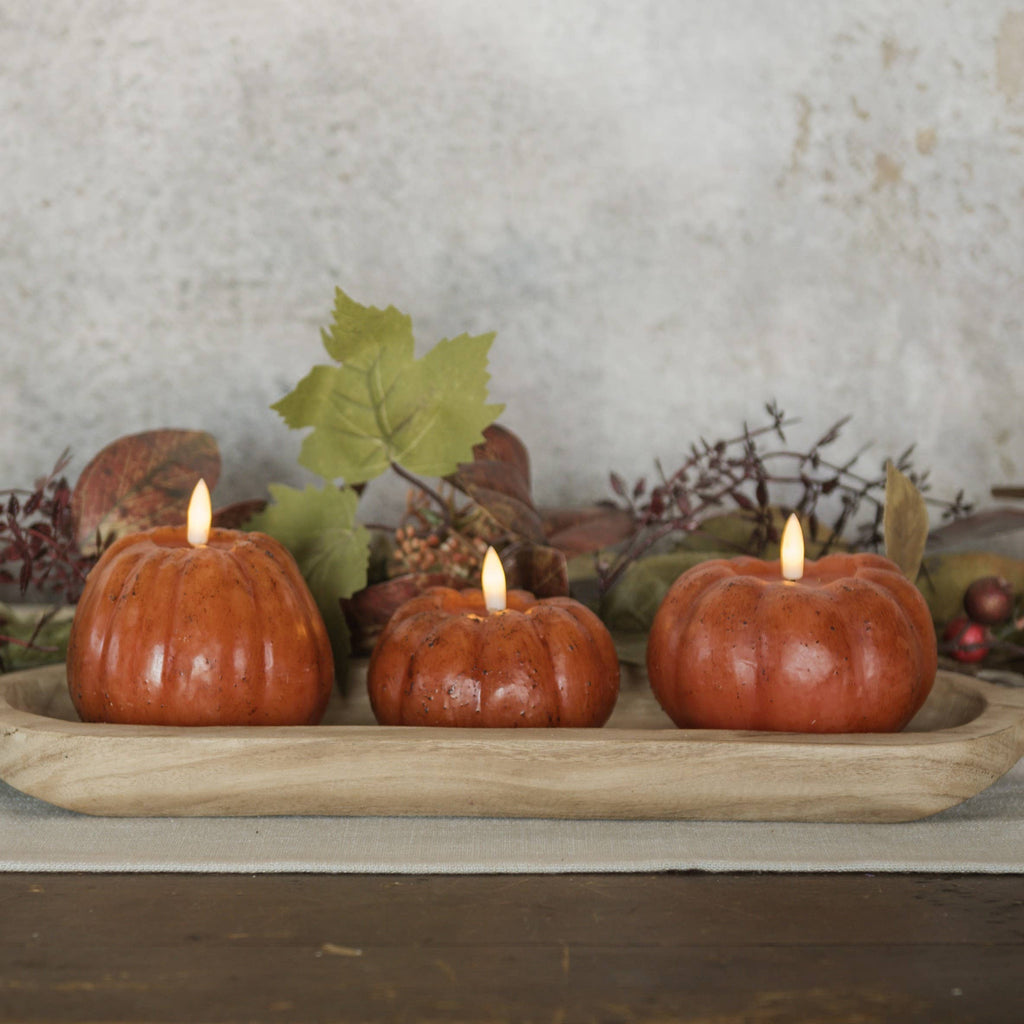 Orange Tall Pumpkin Candle