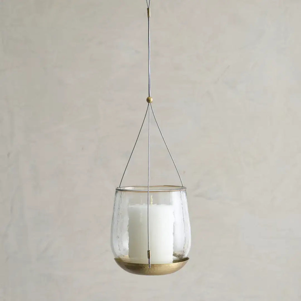 Pebbled Hanging Lantern | In Shoppe Pickup Only