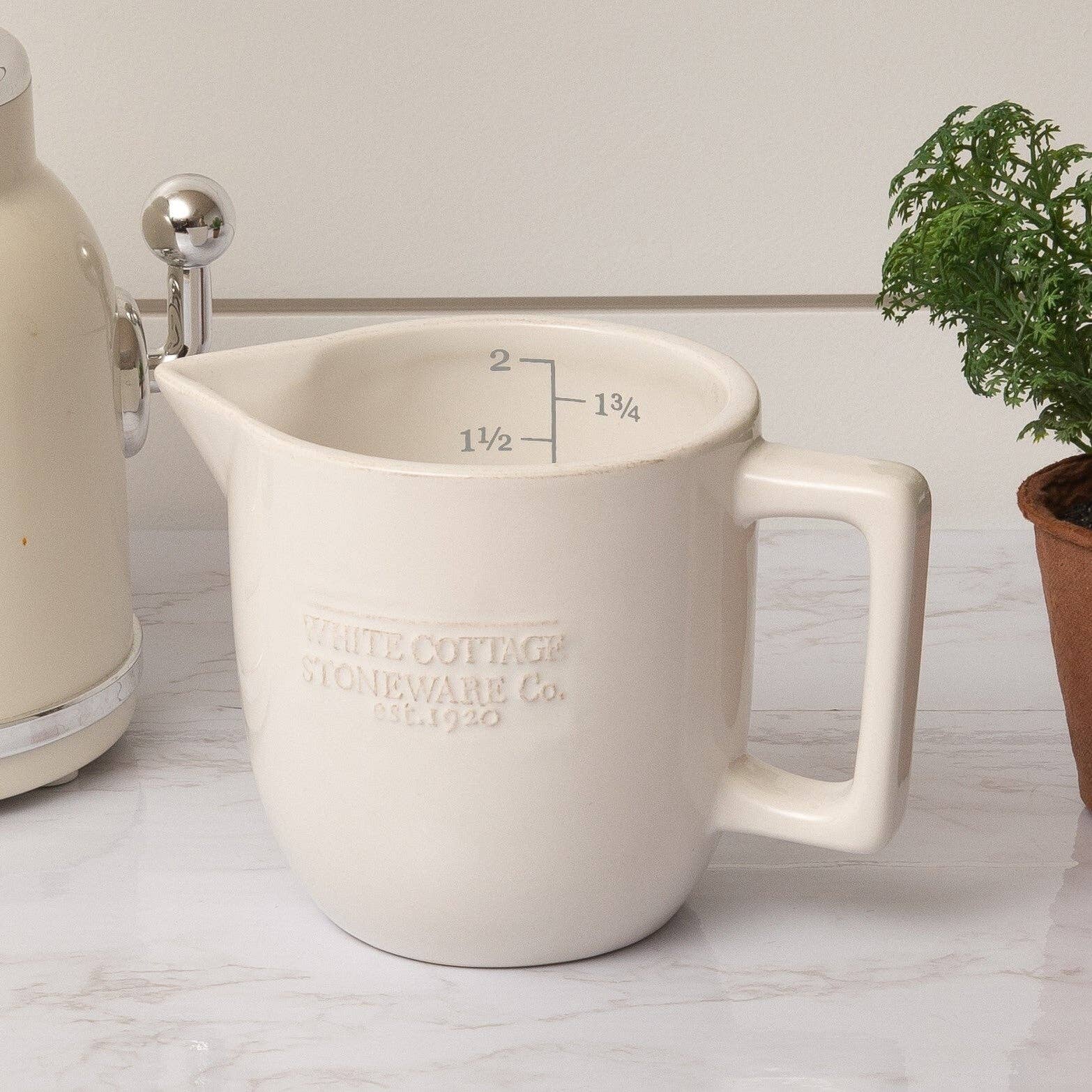 Ceramic Cottage Measuring Cup | In Shoppe Pickup Only