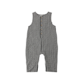 Button Jumpsuit | Black Check