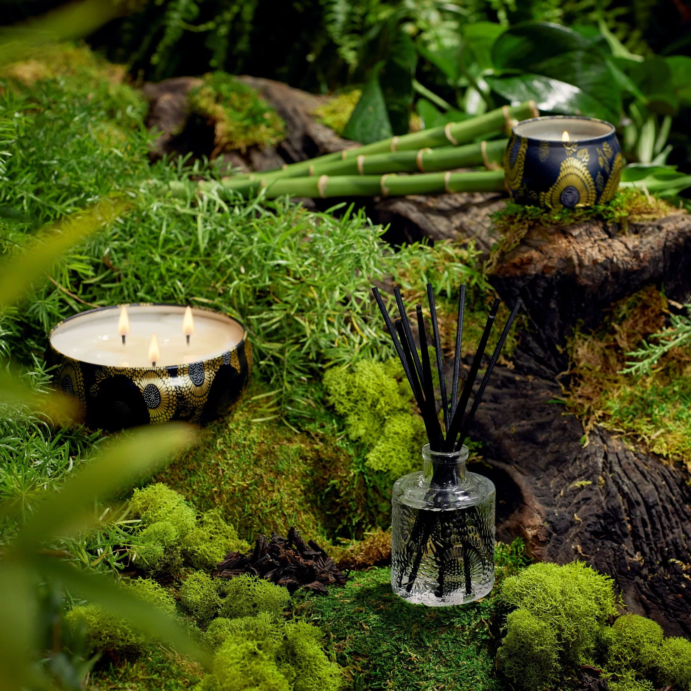 Moso Bamboo Mini Tin Candle | In Shoppe Pickup Only